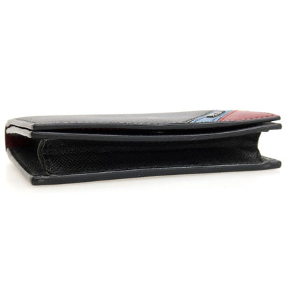 【中古】プラダ PRADA サフィアーノレザー 名刺入れ ブラック【 状態ランクB 】【 メンズ 】