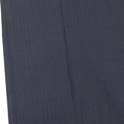 【中古】サルトリア リング Sartoria Ring SUPER130’S ウール ストライプ 3つボタンスーツ ネイビー【サイズ46】【 状態ランクC 】【 メンズ 】