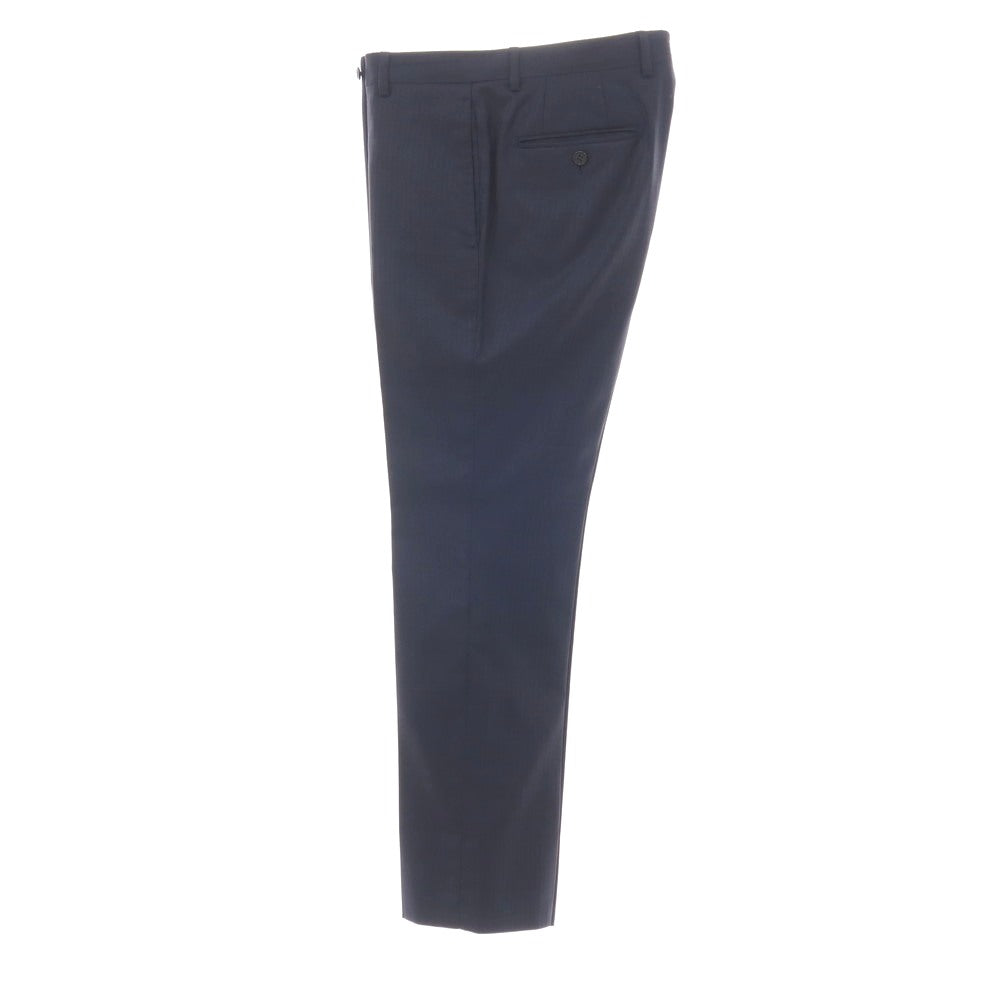 【中古】サルトリア リング Sartoria Ring SUPER130’S ウール ストライプ 3つボタンスーツ ネイビー【サイズ46】【 状態ランクC 】【 メンズ 】