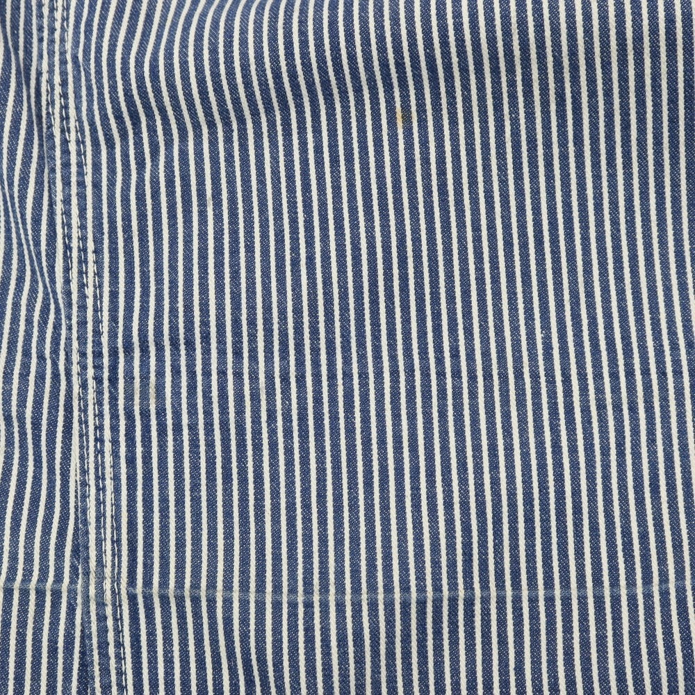【中古】オシュコシュ OSHKOSH 60～70’S ストライプ カバーオール ネイビーxホワイト【サイズ表記なし（L位）】【 状態ランクC 】【 メンズ 】