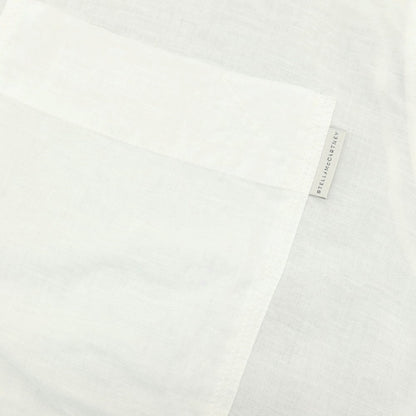 【中古】ステラマッカートニー Stella McCartney swimwear コットンリネン バンドカラー プルオーバーシャツ ホワイト【サイズM】【 状態ランクC 】【 メンズ 】