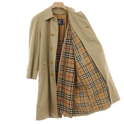 【中古】バーバリーズ Burberrys コットンポリエステル ステンカラーコート ベージュ【サイズ表記なし（M位）】【 状態ランクB 】【 メンズ 】