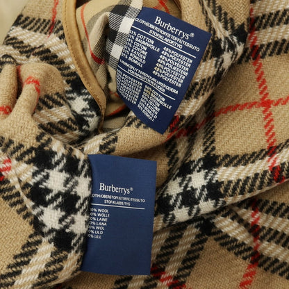 【中古】バーバリーズ Burberrys コットンポリエステル ステンカラーコート ベージュ【サイズ表記なし（M位）】【 状態ランクB 】【 メンズ 】