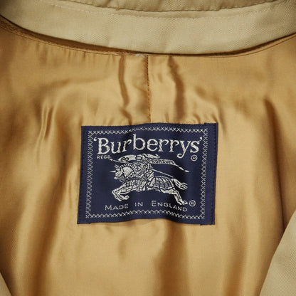 【中古】バーバリーズ Burberrys コットンポリエステル ステンカラーコート ベージュ【サイズ表記なし（M位）】【 状態ランクB 】【 メンズ 】