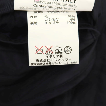 【中古】タリアトーレ TAGLIATORE ウールカシミヤ 比翼仕立て チェスターフィールドコート ネイビー【サイズ42/R】【 状態ランクB 】【 メンズ 】