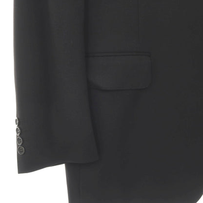 【中古】カナーリ CANALI Super120’S ウール 2つボタンスーツ ブラック【サイズ50】【 状態ランクC 】【 メンズ 】