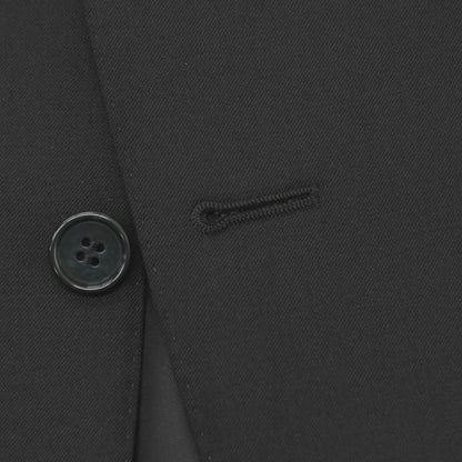 【中古】カナーリ CANALI Super120’S ウール 2つボタンスーツ ブラック【サイズ50】【 状態ランクC 】【 メンズ 】