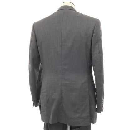 【中古】キルガー Kilgour Super120’s ウール＆カシミヤ 1つボタンスーツ グレー【サイズ42 D7】【 状態ランクC 】【 メンズ 】