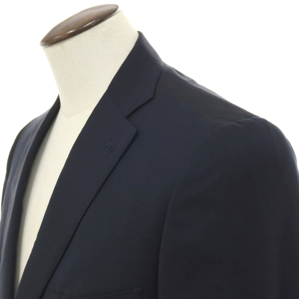 【中古】イザイア ISAIA 120’S ウール 3つボタンスーツ ダークネイビー【サイズ52】【 状態ランクC 】【 メンズ 】