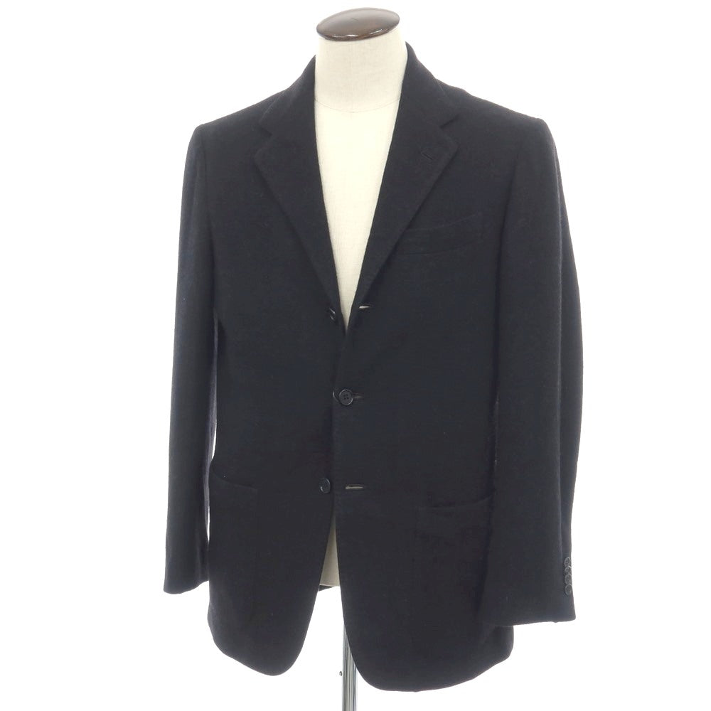 【中古】サルトリオ Sartorio ウールポリエステル ジャージー 3B カジュアルジャケット ブラック【サイズ50】【 状態ランクC 】【 メンズ 】