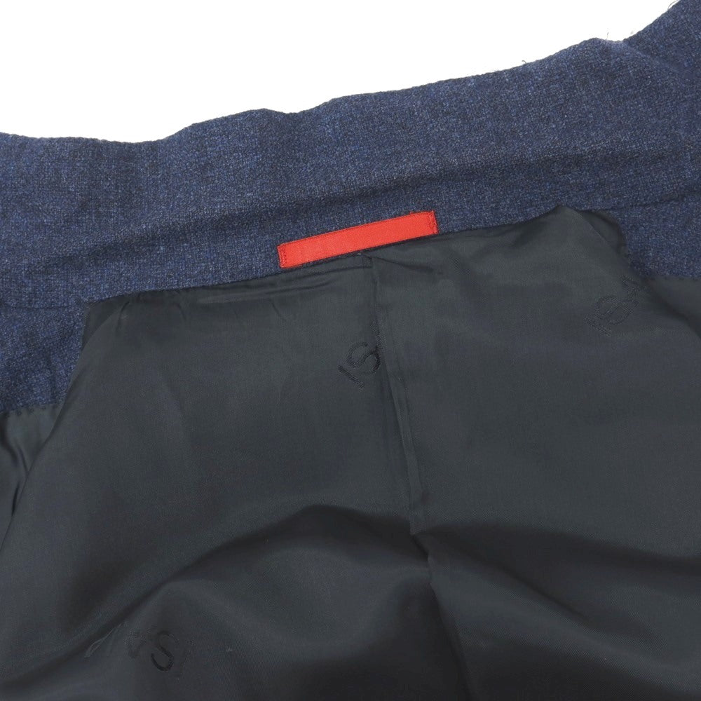 【中古】イザイア ISAIA ウール 3つボタン テーラードジャケット ネイビー【サイズ50】【 状態ランクD 】【 メンズ 】