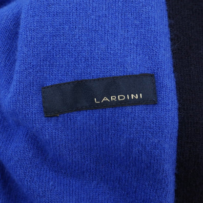 【中古】ラルディーニ LARDINI ウール 3つボタン ニットジャケット ネイビー【サイズ50】【 状態ランクB 】【 メンズ 】