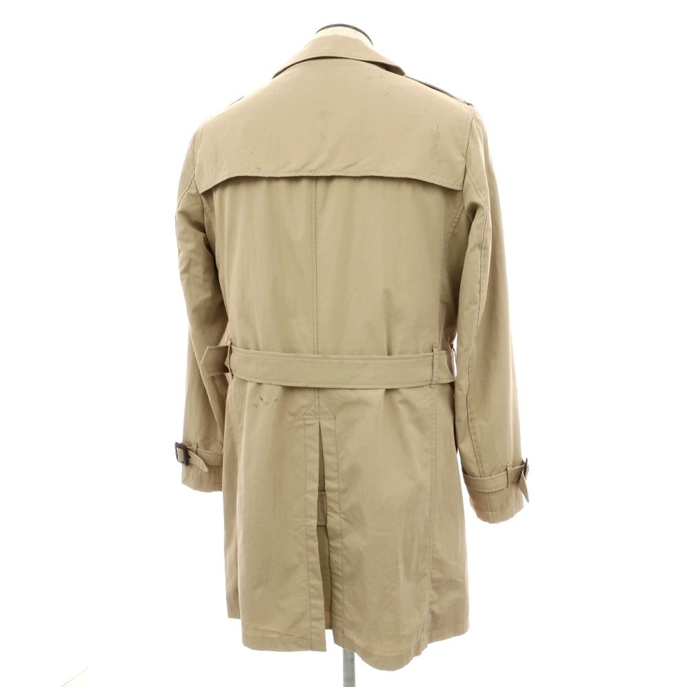 【中古】ヘルノ Herno トレンチコート ベージュ【サイズ52】【 状態ランクD 】【 メンズ 】