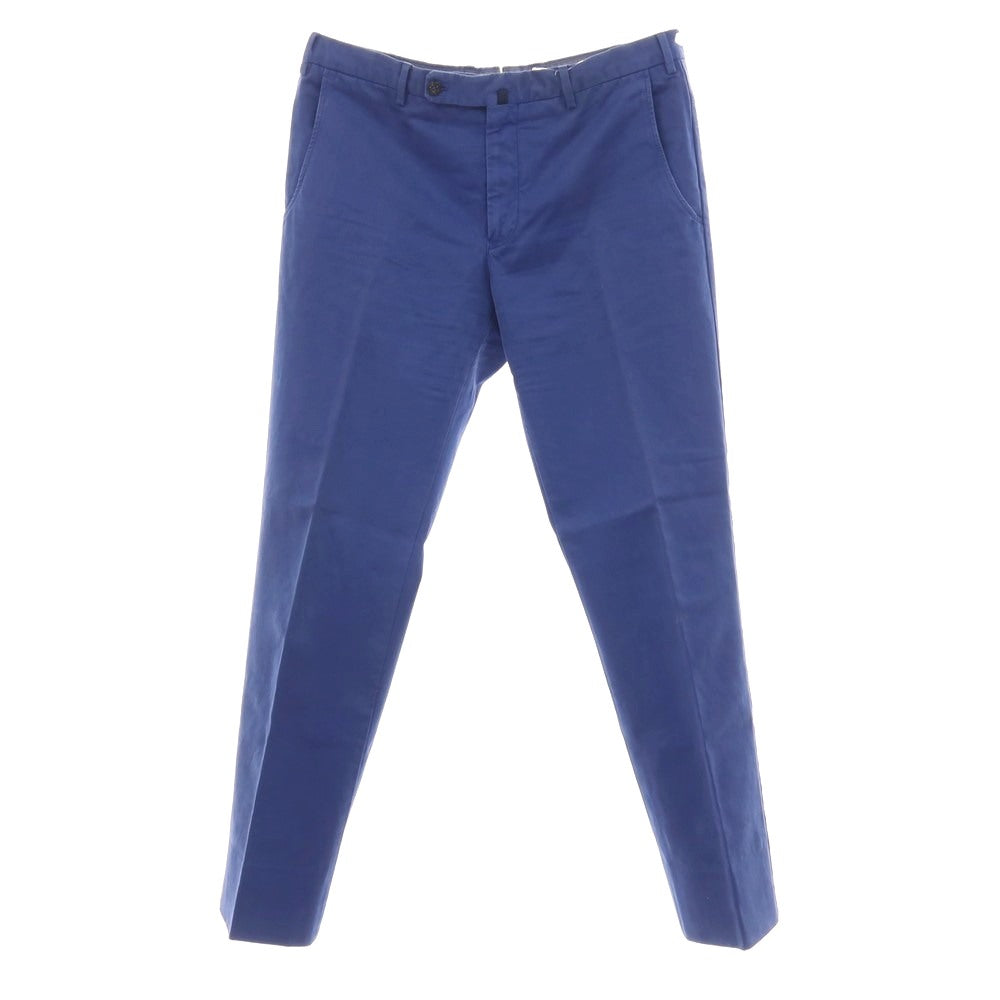【中古】インコテックス INCOTEX 3 PLY CHINO コットン カジュアルスラックスパンツ ブルー【サイズ52】【 状態ランクC 】【 メンズ 】