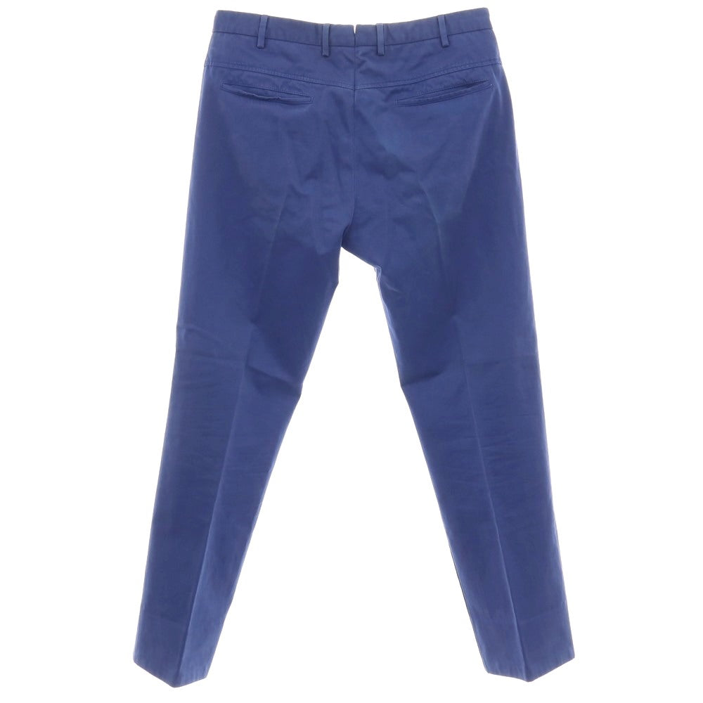【中古】インコテックス INCOTEX 3 PLY CHINO コットン カジュアルスラックスパンツ ブルー【サイズ52】【 状態ランクC 】【 メンズ 】