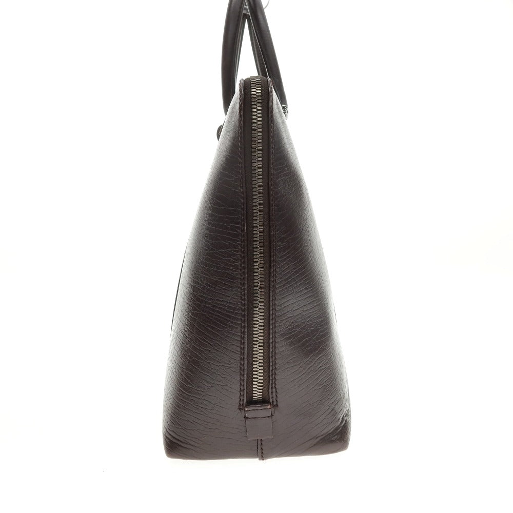 【中古】グッチ GUCCI レザー ブリーフケース ダークブラウン【 状態ランクC 】【 メンズ 】