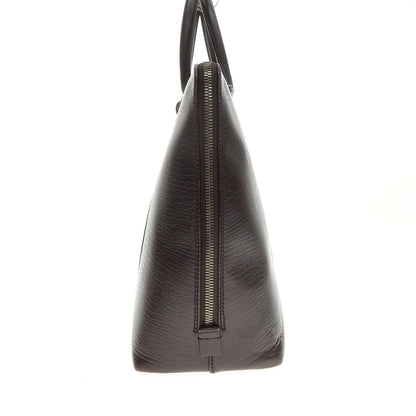 【中古】グッチ GUCCI レザー ブリーフケース ダークブラウン【 状態ランクC 】【 メンズ 】