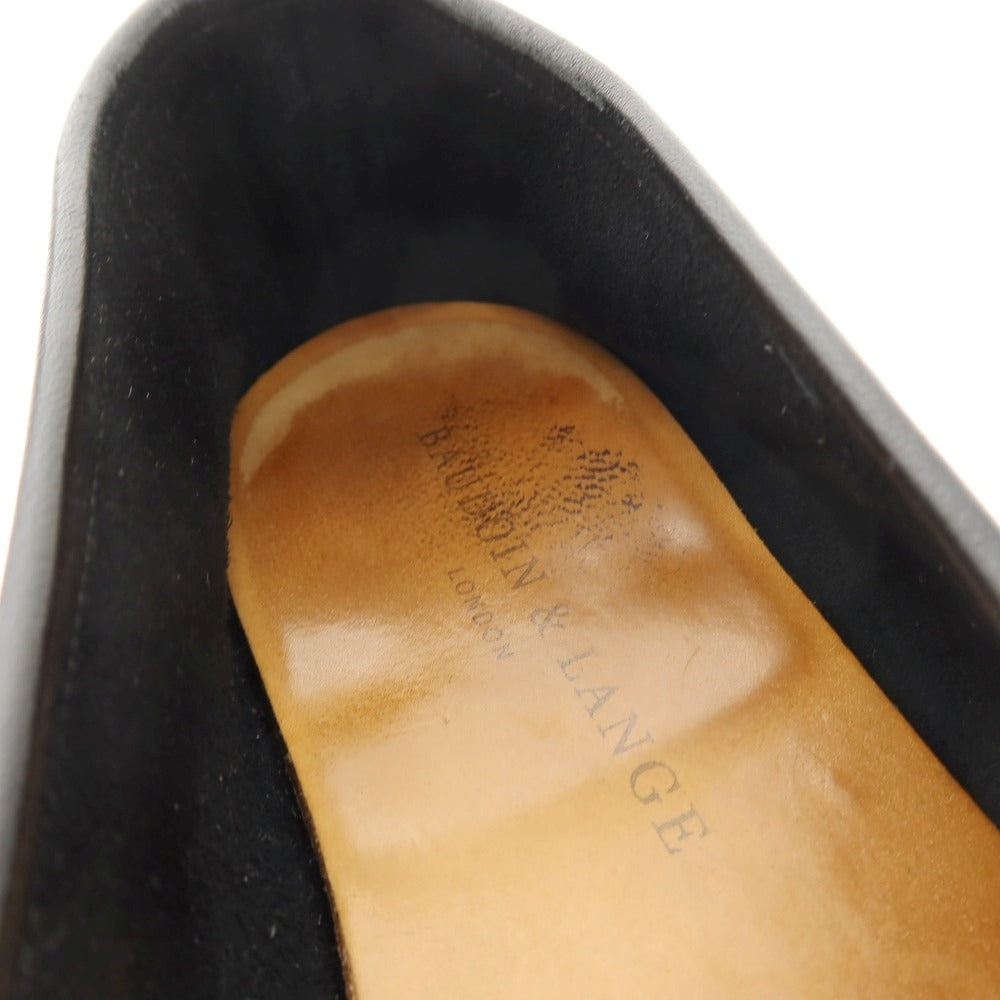 【中古】ボードインアンドランジ Baudoin &amp; Lange ディアスキン系 ローファー ブラック【サイズ40】【 状態ランクC 】【 メンズ 】