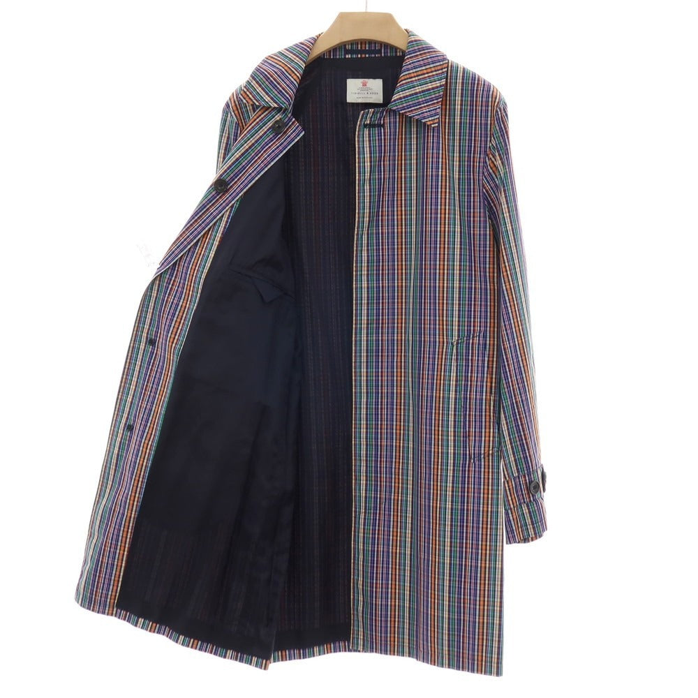 中古】ターンブル＆アッサー Turnbull & Asser コットン チェック
