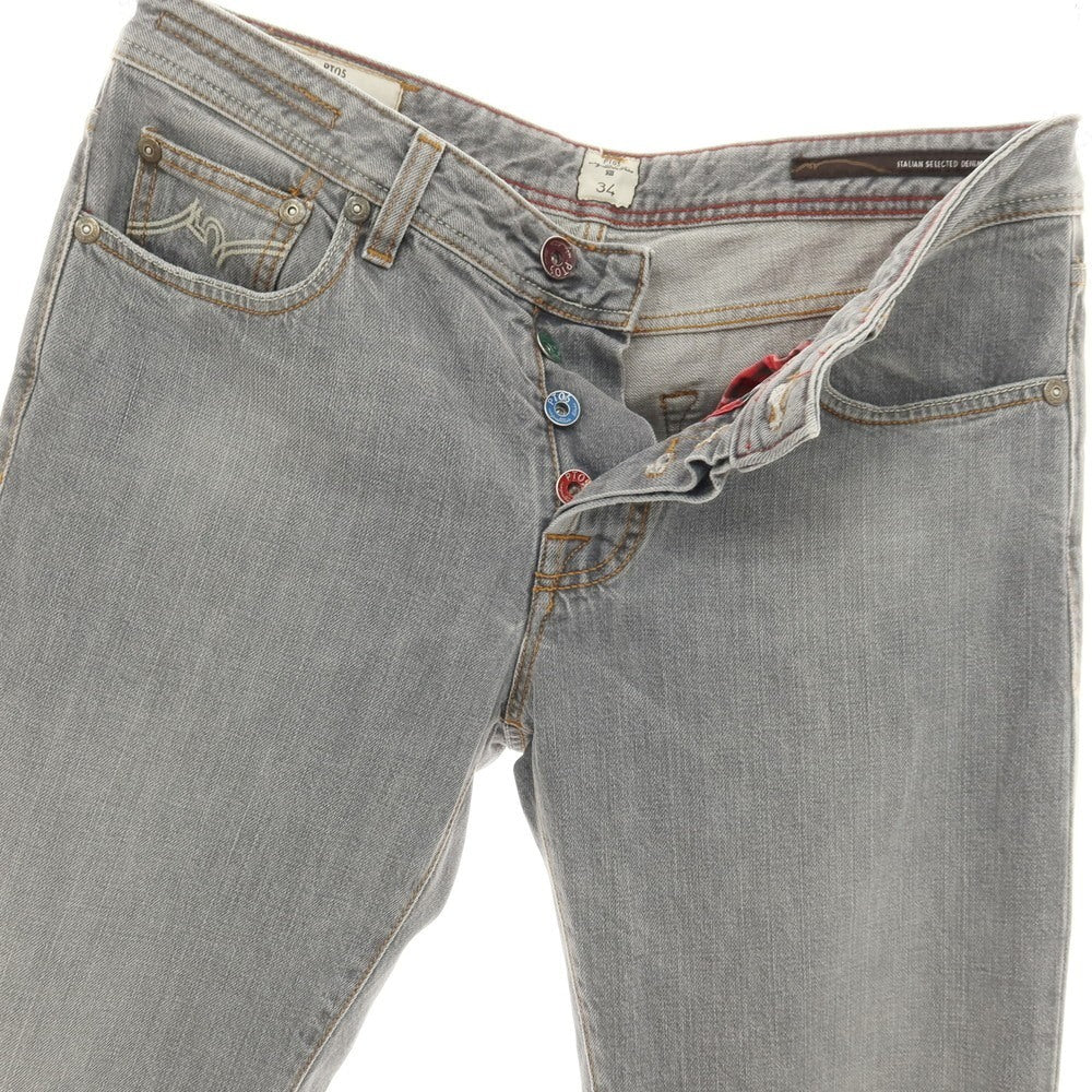 【中古】ピーティーゼロチンクエ PT05 コットン デニムパンツ ジーンズ ライトグレー【サイズ34】【 状態ランクB 】【 メンズ 】