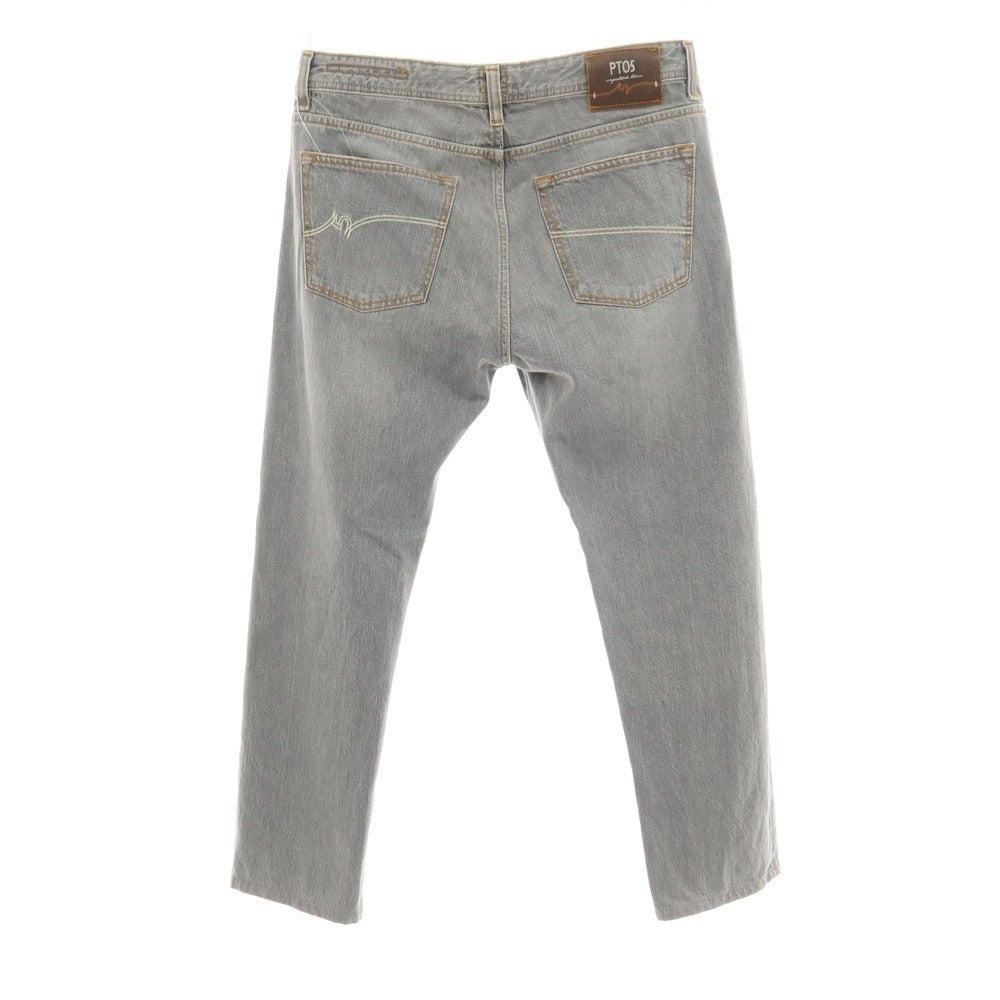 【中古】ピーティーゼロチンクエ PT05 コットン デニムパンツ ジーンズ ライトグレー【サイズ34】【 状態ランクB 】【 メンズ 】