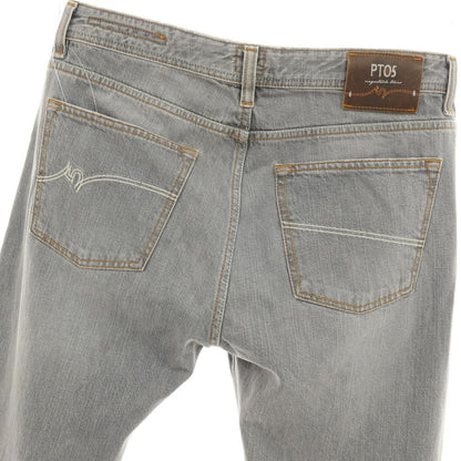 【中古】ピーティーゼロチンクエ PT05 コットン デニムパンツ ジーンズ ライトグレー【サイズ34】【 状態ランクB 】【 メンズ 】