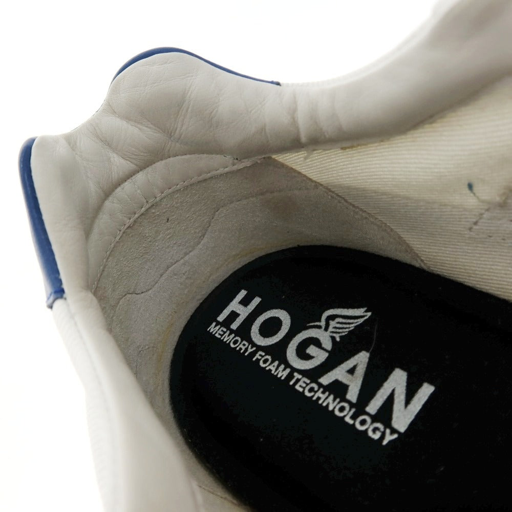 【中古】ホーガン Hogan レザー スニーカー ホワイト【サイズ7 1/2】【 状態ランクC 】【 メンズ 】