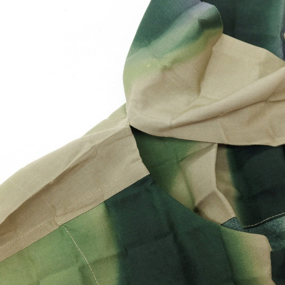 【中古】オム プリッセ イッセイミヤケ HOMME PLISSE ISSEY MIYAKE 2026年春夏 プリーツ ロング丈シャツ グレーベージュxグリーン【サイズ表記なし（L位）】【 状態ランクA 】【 メンズ 】