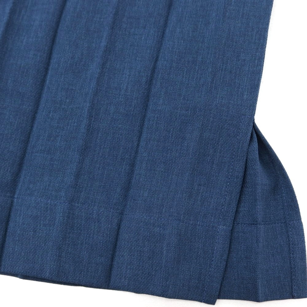 【中古】オム プリッセ イッセイミヤケ HOMME PLISSE ISSEY MIYAKE 2026年春夏 アコーディオンプリーツ加工 カジュアルシャツ ネイビー【サイズ表記なし（L位）】【 状態ランクA 】【 メンズ 】