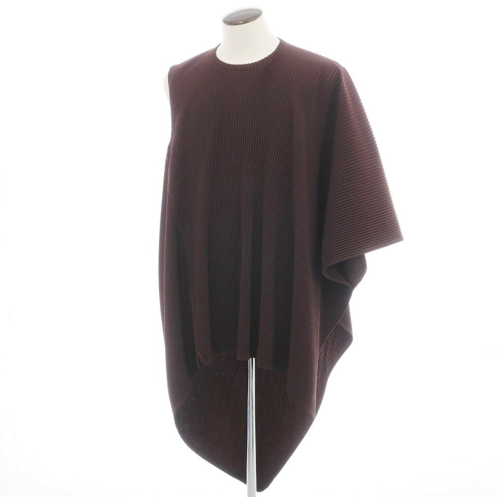 【中古】オム プリッセ イッセイミヤケ HOMME PLISSE ISSEY MIYAKE 2026年春夏 プリーツ カットソー ブラウン【サイズ表記なし（L位）】【 状態ランクA 】【 メンズ 】