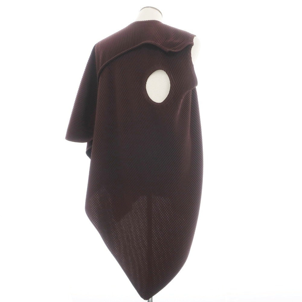 【中古】オム プリッセ イッセイミヤケ HOMME PLISSE ISSEY MIYAKE 2026年春夏 プリーツ カットソー ブラウン【サイズ表記なし（L位）】【 状態ランクA 】【 メンズ 】