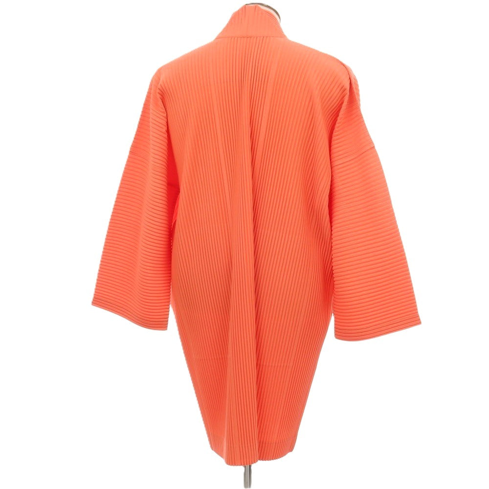 【中古】オム プリッセ イッセイミヤケ HOMME PLISSE ISSEY MIYAKE 2026年春夏 プリーツ加工 ジャケット オレンジ【サイズ表記なし（L位）】【 状態ランクA 】【 メンズ 】
