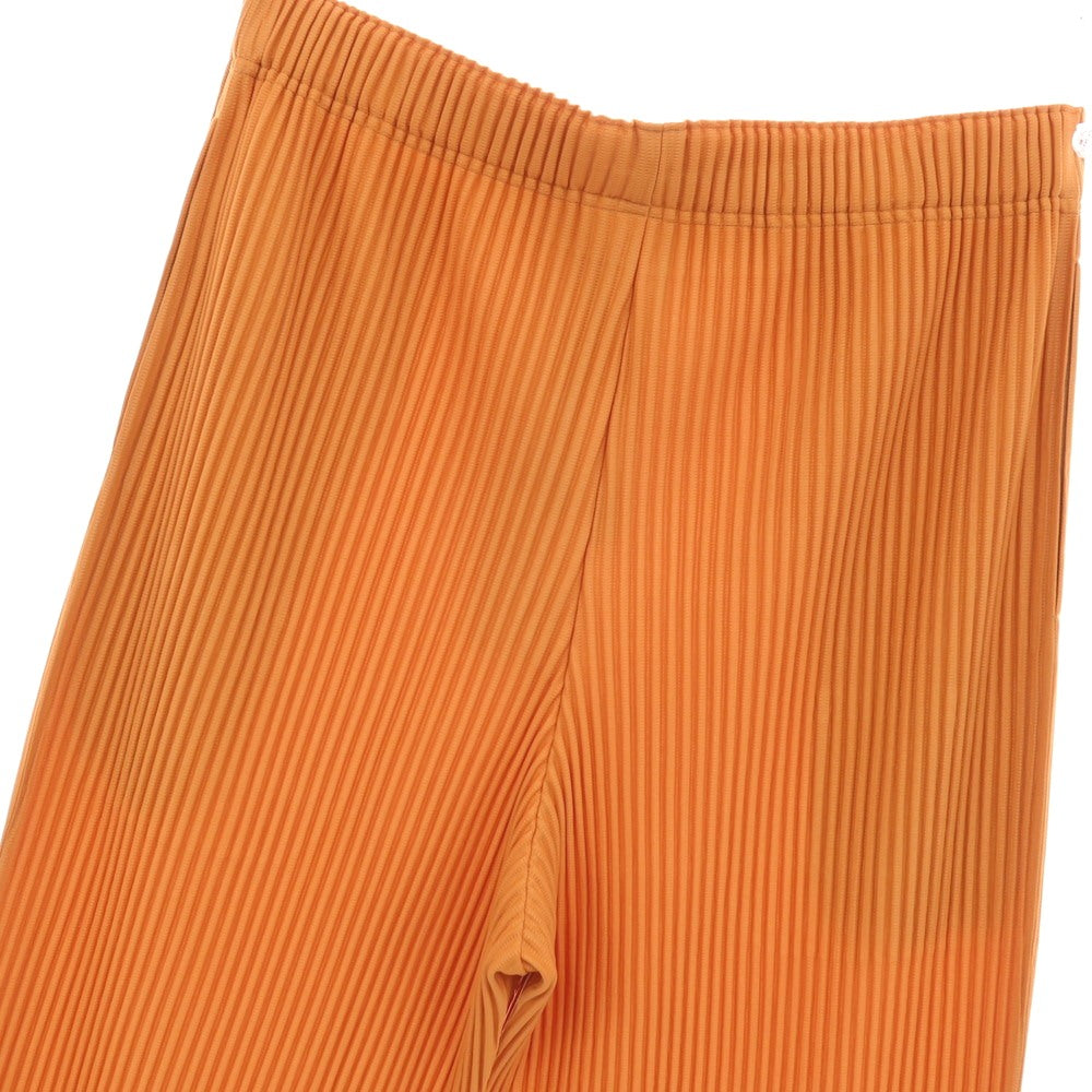 【中古】オム プリッセ イッセイミヤケ HOMME PLISSE ISSEY MIYAKE 2026年春夏 プリーツ加工 イージーパンツ オレンジ【サイズ表記なし（L位）】【 状態ランクA 】【 メンズ 】