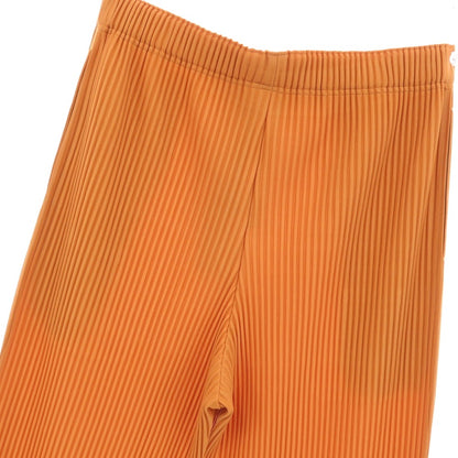 【中古】オム プリッセ イッセイミヤケ HOMME PLISSE ISSEY MIYAKE 2026年春夏 プリーツ加工 イージーパンツ オレンジ【サイズ表記なし（L位）】【 状態ランクA 】【 メンズ 】