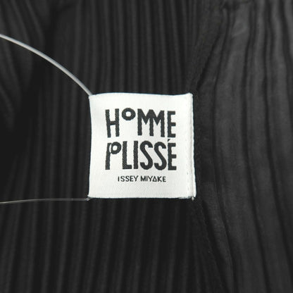 【中古】オム プリッセ イッセイミヤケ HOMME PLISSE ISSEY MIYAKE 2026年春夏 プリーツ加工 イージーパンツ ブラック【サイズ表記なし（L位）】【 状態ランクA 】【 メンズ 】