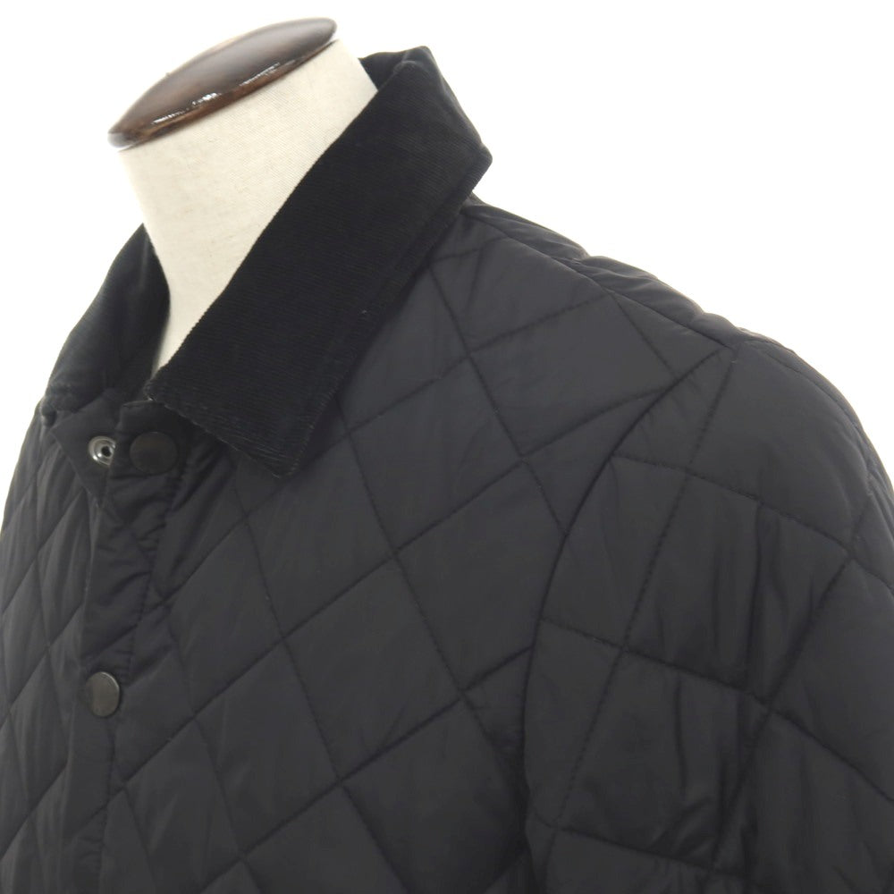 【中古】バブアー Barbour ナイロン 中綿入り キルティングブルゾン ブラック【サイズ40】【 状態ランクB 】【 メンズ 】