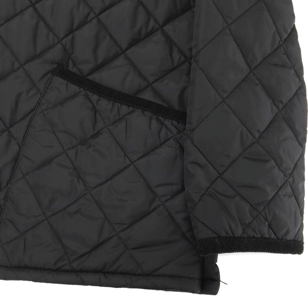 【中古】バブアー Barbour ナイロン 中綿入り キルティングブルゾン ブラック【サイズ40】【 状態ランクB 】【 メンズ 】