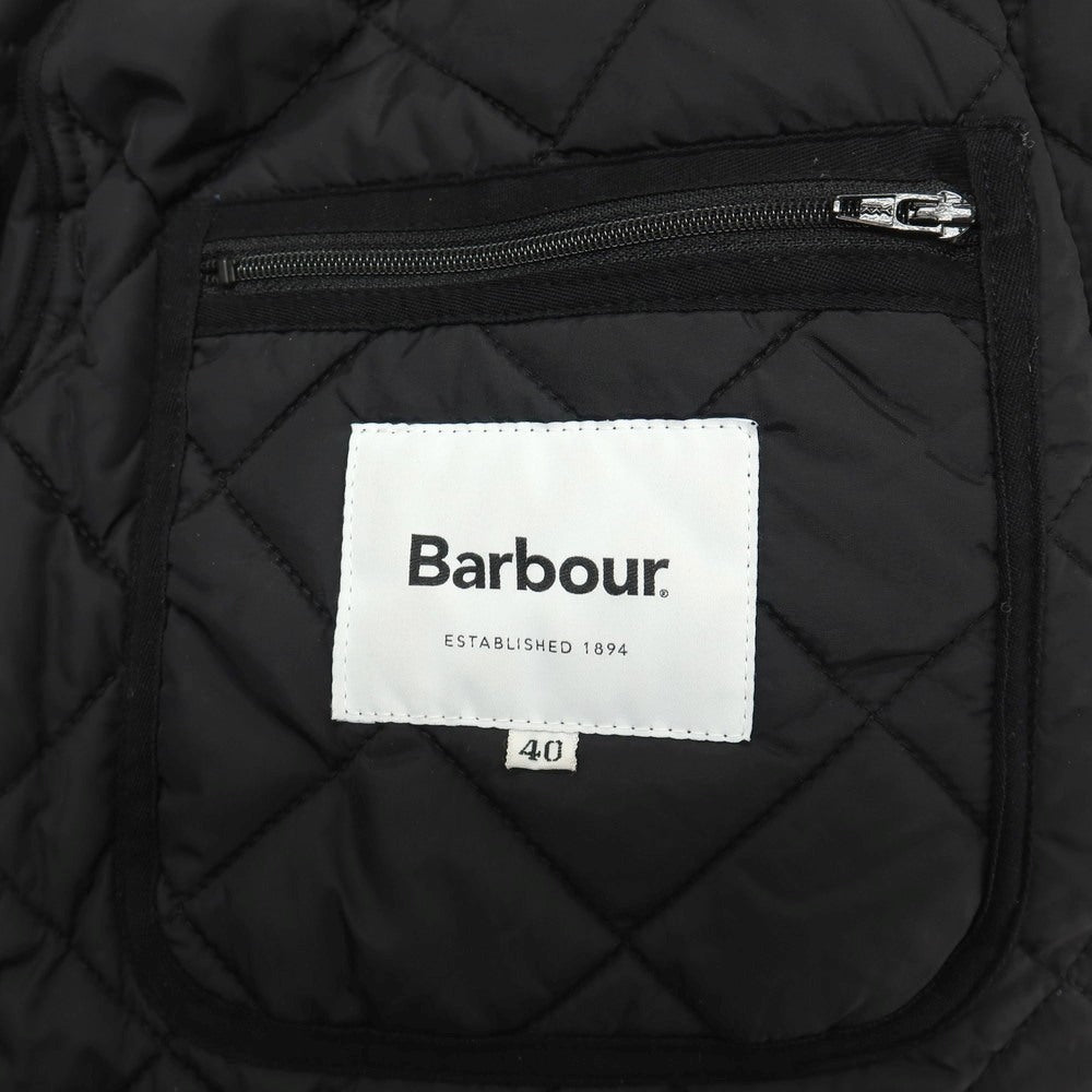 【中古】バブアー Barbour ナイロン 中綿入り キルティングブルゾン ブラック【サイズ40】【 状態ランクB 】【 メンズ 】