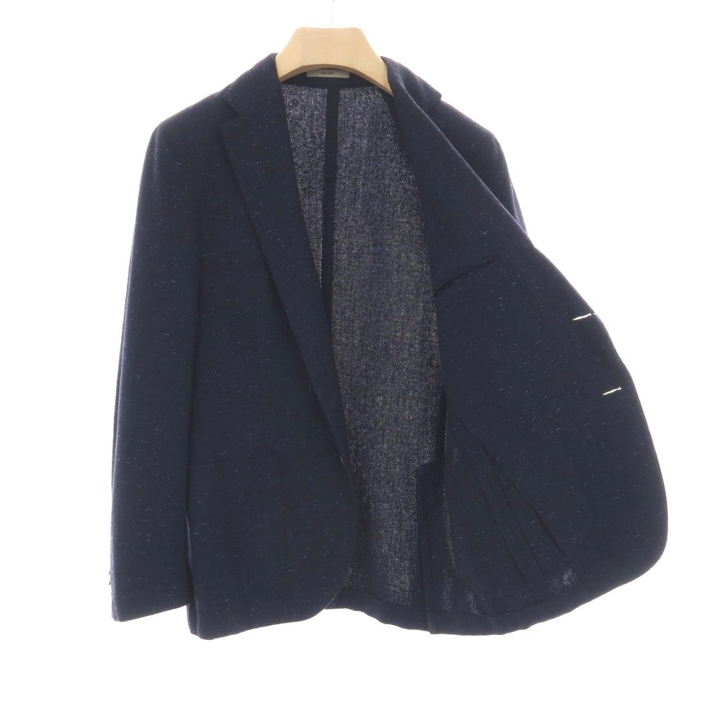 【中古】ボリオリ BOGLIOLI CALAIS ウールナイロン 3B テーラードジャケット ネイビー【サイズ46】【 状態ランクC 】【 メンズ 】