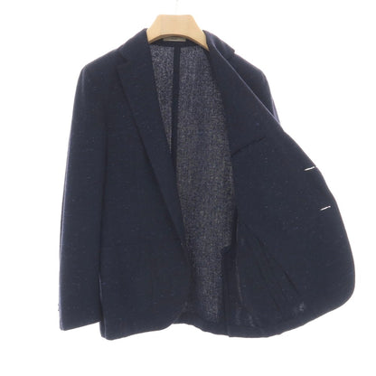 【中古】ボリオリ BOGLIOLI CALAIS ウールナイロン 3B テーラードジャケット ネイビー【サイズ46】【 状態ランクC 】【 メンズ 】