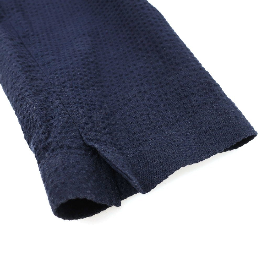 【中古】ラルディーニ LARDINI コットン シアサッカー 3B テーラードジャケット ネイビー【サイズ46】【 状態ランクC 】【 メンズ 】