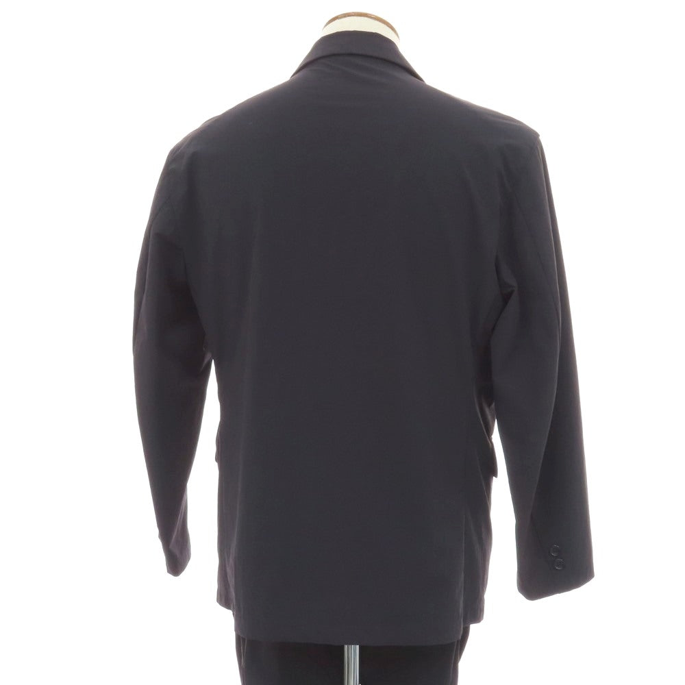 【中古】ビーミング ライフストア バイ ビームス B:MING LIFE STORE by BEAMS ストレッチ ナイロン セットアップ ダークネイビー【サイズ上M/下L】【 状態ランクC 】【 メンズ 】