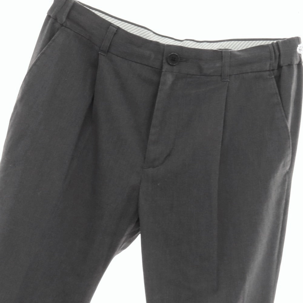 【中古】ビームス BEAMS ポリエステルレーヨンポリウレタン イージースラックスパンツ グレー【サイズM】【 状態ランクB 】【 メンズ 】