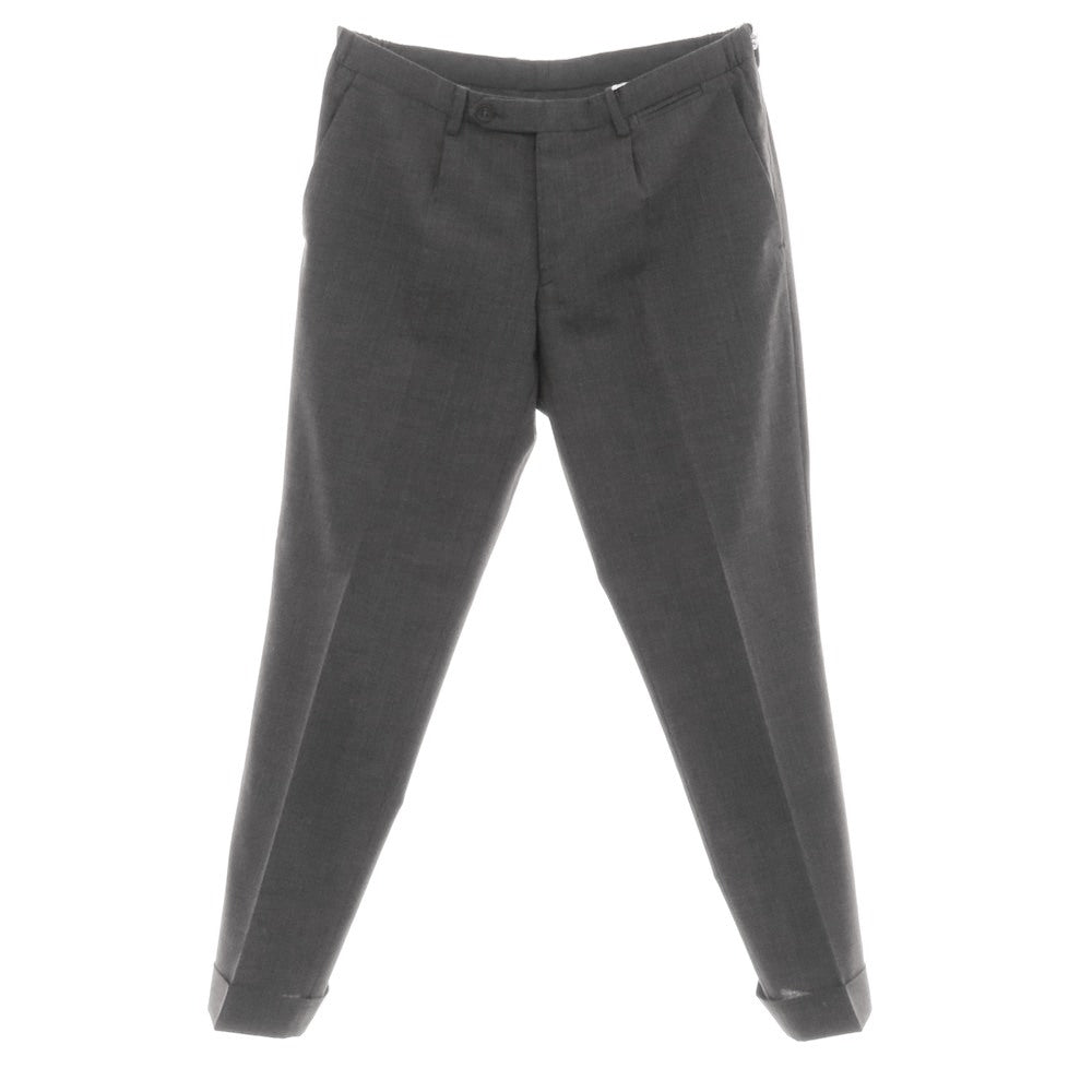 【中古】スーツカンパニー THE SUIT COMPANY COOL MAX ウールポリエステル イージースラックスパンツ ダークグレー【サイズM】【 状態ランクB 】【 メンズ 】