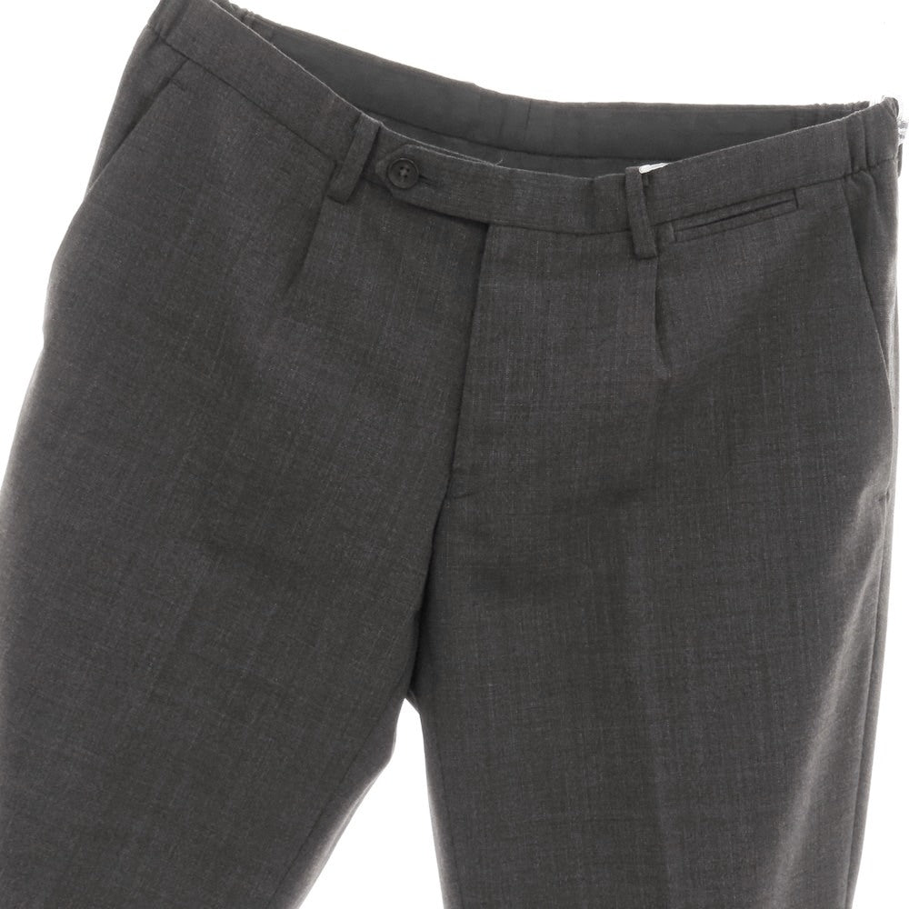 【中古】スーツカンパニー THE SUIT COMPANY COOL MAX ウールポリエステル イージースラックスパンツ ダークグレー【サイズM】【 状態ランクB 】【 メンズ 】