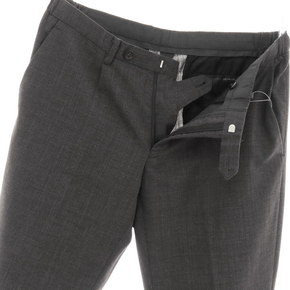 【中古】スーツカンパニー THE SUIT COMPANY COOL MAX ウールポリエステル イージースラックスパンツ ダークグレー【サイズM】【 状態ランクB 】【 メンズ 】