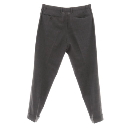 【中古】スーツカンパニー THE SUIT COMPANY COOL MAX ウールポリエステル イージースラックスパンツ ダークグレー【サイズM】【 状態ランクB 】【 メンズ 】