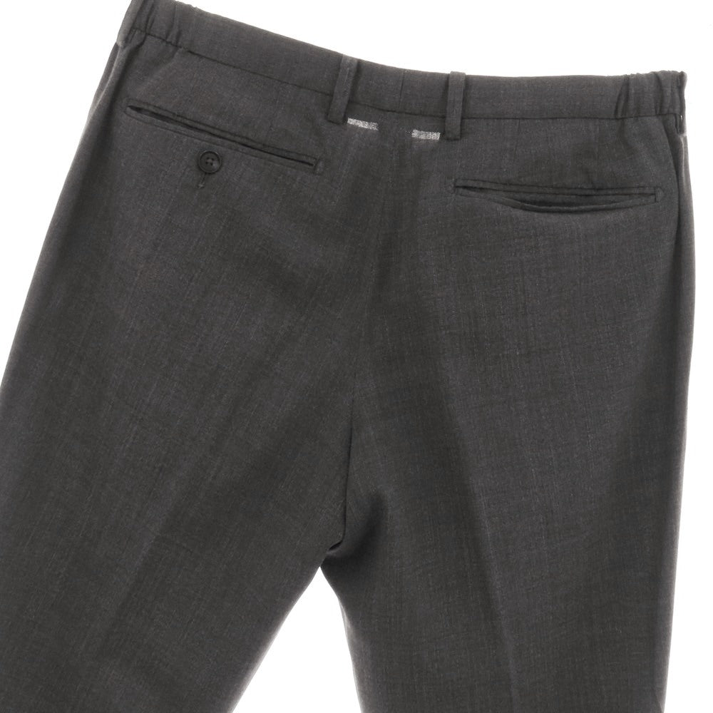 【中古】スーツカンパニー THE SUIT COMPANY COOL MAX ウールポリエステル イージースラックスパンツ ダークグレー【サイズM】【 状態ランクB 】【 メンズ 】