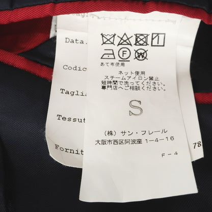 【中古】フェイ FAY Travel Jacket ウール系 チェック 2B テーラードジャケット ネイビー【サイズ48】【 状態ランクB 】【 メンズ 】