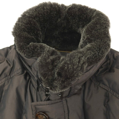 【中古】ムーレー MOORER VALENTE-KM ポリエステル ダウンコート ダークブラウン【サイズ50】【 状態ランクB 】【 メンズ 】